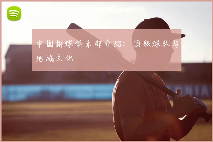 中国排球俱乐部介绍：顶级球队与地域文化